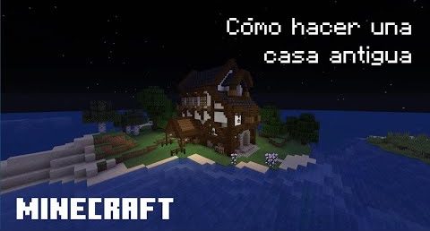 Cómo hacer una casa ANTIGUA en Minecraft + Descarga del mapa