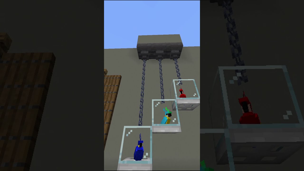 Cómo hacer una jaula para loros en Minecraft