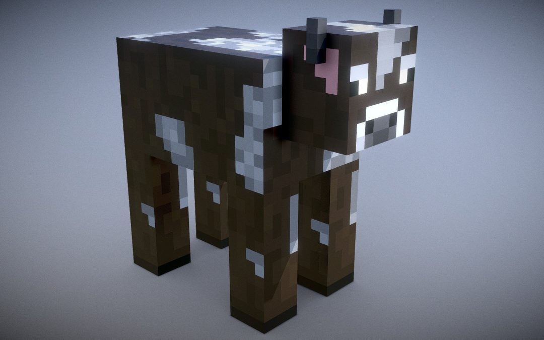 Vaca de Minecraft