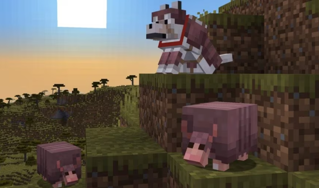 Descubre las Novedades del Armadillo en Minecraft: ¡Un Amigo duro y una Nueva Defensa para tu Lobo!